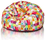 Sedací vak SAKWA M MODERN Farba: DG32/NC5 - Fialové písmenka