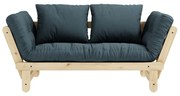 Rozkladacia pohovka s petrolejovomodrým poťahom Karup Design Beat Natural/Petrol Blue