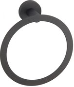 Mexen Tiber, držiak na uteráky Ring, čierna, 7050532-70