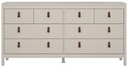 Sivobéžová komoda 159x80x38 cm Madrid – Tvilum