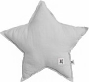 Bellamy Ľanový dekoratívny vankúšik STAR STONE SIVÁ