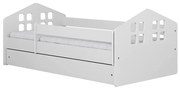 Detská posteľ Kacper+Sz Biely 80x140