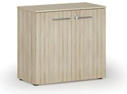 Kancelárska skriňa s dverami PRIMO WOOD, 800 x 420 x 740 mm, dub prírodný