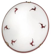 Kolarz 731.11.4.103-Stropné svietidlo NONNA 1xE27/60W/230V pr.30cm jelene červená