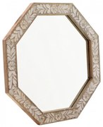 Zrkadlo Sita 60x60 indický masív mango