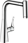 Hansgrohe Metris, drezová batéria s výsuvnou spŕškou, chrómová, HAN-14834000