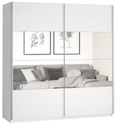 Skriňa 2d posuvné so zrkadlom 180 Beta 56 biela