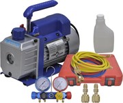 vidaXL Jednoúrovňové vákuové čerpadlo so 4-cestným potrubným meradlom