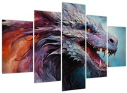 Obraz - Ilustrácia draka (150x105 cm)