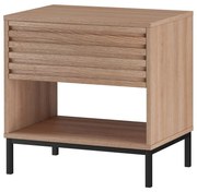 Nočný stolík s doskou v dubovom dekore v prírodnej farbe Celine – Støraa