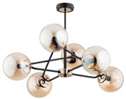 Luster na tyči SAGITO 6xE14/10W/230V zlatá