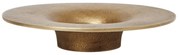 Ferm Living Kovový svietnik Soothe Brass Finish Ø 16 cm