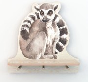 Polička do detskej izby lemur