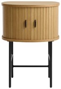 Nočný stolík v prírodnej farbe Nola – Unique Furniture