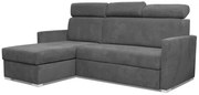 Rohová sedacia súprava Hugo mini, Sivá ( Monolith 85 )