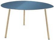 Odkladací stôl Leitmotiv Ovoid Large LM1814, modrý