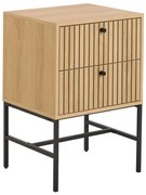 Nočný stolík s zásuvkami OLIVIA dub