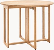 Okrúhly skladací jedálenský stôl Craft, Ø 100 cm