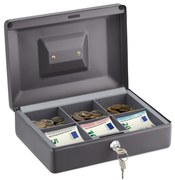 Pokladnička s 2 kľúčmi RD47848, sivá