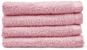 Ružové rýchloschnúce bavlnené uteráky v súprave 4 ks 30x30 cm Quick Dry – Catherine Lansfield