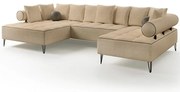 Rohová sedacia súprava Vivienne U ľavý Lambi 10