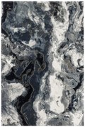 Koberec Argent 15094 U11 mramor, modrý / sivý