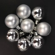 AMADEA Náhradné gule strieborné 8 ks