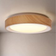 BRILAGI - LED stropné svietidlo FLOCO LED/24W/230V priemer 30 cm drevené/biele