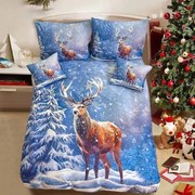 bavlnené obliečky vianoce happy 3-dielna Sada C58286