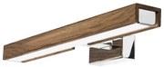 Brilagi-LED Kúpeľňové osvetlenie zrkadla WOODY MIRROR LED/8W/230V IP44 dub/chróm