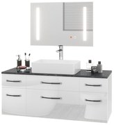 Kúpeľňový nábytok Euphoria EUP P 120/0/W/W/0/BK/MB