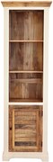 furniture-nabytek.cz - Knižnica do obývacej izby 60x190x45 z masívu mango