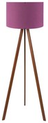 Stojacia lampa AYD 1xE27/40W/230V fialová/hnedá