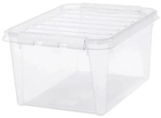 SmartStore Úložný box s bielymi klipmi Classic, 32 l, 32 l