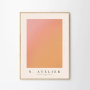 Poster &amp; Frame Plagát Warm Gradient 002 by N.Atelier 30x40 cm