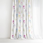 Goldea dekoračný záves - kvetinová záhrada 140x150 cm