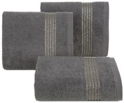 BAVLNENÝ UTERÁK LILA 30X50 CM SIVÁ