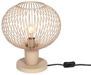Moderná drôtená stolná lampa béžová 33 cm - Gila