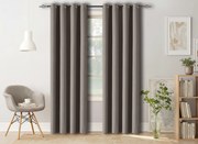 Záves OXFORD 140x270 cm, sivohnedý Zavesenie: Riasiaca páska