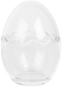 Sklenená dóza s vekom vajíčko - 8*12 cm