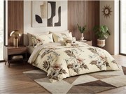 Obojstranné obliečky DUO SENSE SANDORA krémové + obliečka na vankúšik 40x50 cm ZDARMA Rozmer obliečky: 70 x 90 cm | 140 x 200 cm