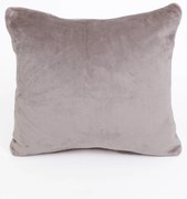 Obliečka na vankúš mikroplyš 40 × 40 cm - Laura cappuccino