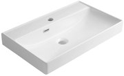 Aqualine Aqualine, PARLA keramické umývadlo 65x38cm, biela, 9965