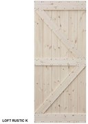 Dvere posuvné na mieru Loft Rustic K
