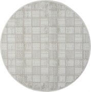 My Flair, Kusový koberec My House CA60038 creme kruh, 120x120 (priemer) kruh, béžová, chodba / predsieň