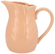 Broskyňová keramická váza džbán Feel It - 23*14*21 cm