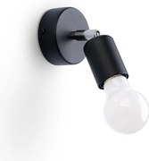 Bodové svietidlo Fornes 1, čierne telo svietidla, (možnosť polohovania)