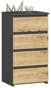 Komoda CL4 - grafit/dub artisan