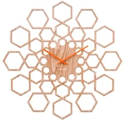 Nástenné hodiny Karlsson KA5639WD, Sunshine Hexagon, 48cm