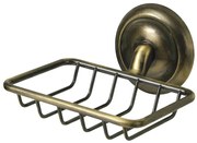 BISK Erga Deco, drôtená miska na mydlo, antická mosadz, ERG-00406